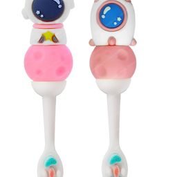 Bunie Cute Space Design Toothbrush for Kids Girls (Pack of 2 - Random Design)-image-47