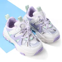 Cute Walk by Babyhug Sneaker with Lace Up Closure - Pink-picture-19
