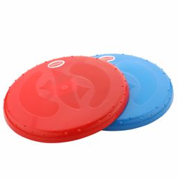 Aditi Toys Flying Disc Frisbee Picnic, Beach, Garden Disc Throwing Sports Outdoor Game for Kids & Adults, Red & Blue Pack of 2-12