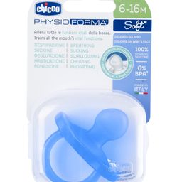 Chicco Physio Soft Silicone Physioforma's Soother - Blue-17