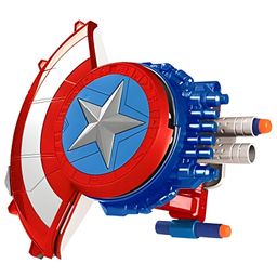 NEGOCIO Captain America Soft Gun Shield Nerf Gun The Avengers Marvel Action Figure Shoot Plastic Toy Captain kids toys- PACK OF 1- COLOR MAY VARY-16