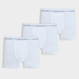 Mi Arcus Cotton Pack of 3 Solid Briefs - White-image-99