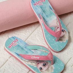 Kidsville Frozen Featuring Elsa Designed Flip Flops -Pink-image-35