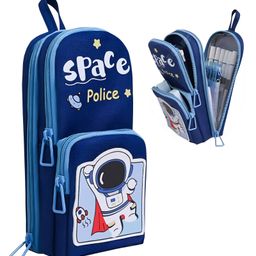 Elecart Space Police Pencil CaseLarge Capacity, Cute Organizer-11