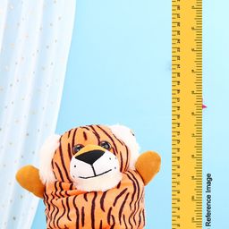 HILIFE Flippo Plushies Reversible Tiger & Monkey Soft Toy- Brown- Height 20 cm image 3