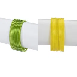 1ST TIME Set Of 24 Green Alloy Bangles-picture-41