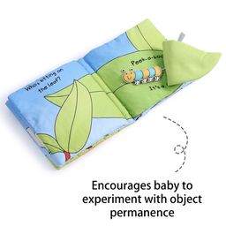 Intellibaby Peek-a-boo in the Park Plush Cloth Book Level 5 - Multicolor image 5