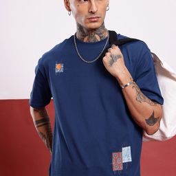 glitchez Urban Minimal Printed Oversized T-shirt-image-39