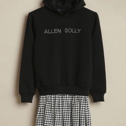 Allen Solly Junior Girls Printed Drop-Waist Dress-picture-24