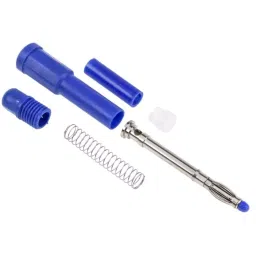 RS PRO 4 mm Blue Male Banana Plug-Solder Termination 1000V 20A, 2070869-11