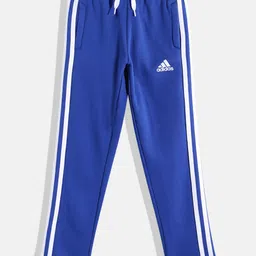 ADIDAS Boys FLEECE 3S PAN Side Striped Track Pants-image-2