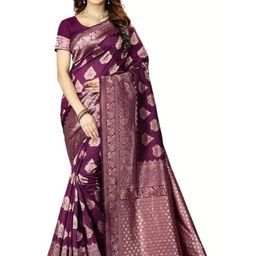 SAADHVI Woven Design Zari Pure Silk Designer Kanjeevaram Saree-image-101