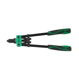 Hanbon 66303 Heavy Duty Double Handle Hand Riverter Straight 14" Heavy Duty Squeeze Rivet Gun-17