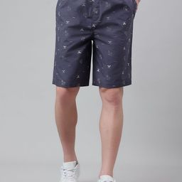 Van Heusen Innerwear Men Printed Mid-Rise Loose Fit Cotton Shorts-image-72