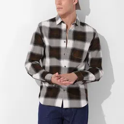 The Indian Garage Co Checked Casual Shirt-image-11