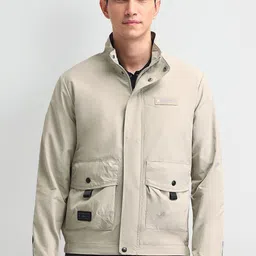 U.S. Polo Assn. Denim Co. Men Stand Collar Typography Printed Casual Bomber Jacket-image-45