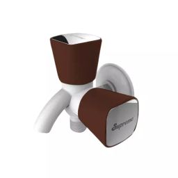 SUPREME Crown Series 2-Way Bib Tap Full Turn Plastic, Brown-35