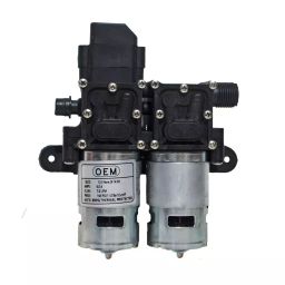OEM 12 V 7.5 LPM Spray Double Motor Diaphragm Pump with Copper Motor-image-6
