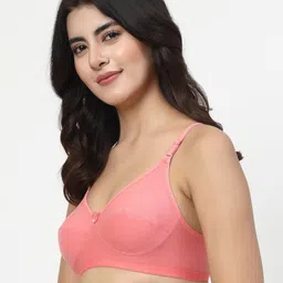 LILY Pack Of 4 Solid Full Coverage Non Padded Non-Wired Multiway Everyday Bra enimsaj image 4