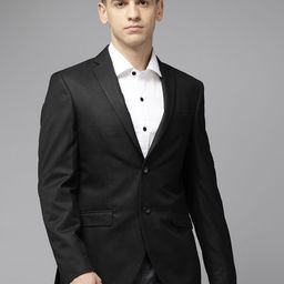 Blackberrys Slim Fit Notched Lapel Single-Breasted Blazer-image-3