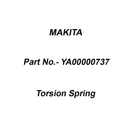 Makita Torsion Spring Size 18.3 for ELM3720, Part No YA00000737-10