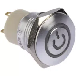 RS PRO Illuminated Push Button Switch Latching 16 mm Cutout SPST Blue Red LED 36 V DC, 1759734-picture-14