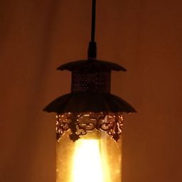 KINIS Modern and Unique Style Coffee Brown & Black Ceiling Lamp-image-44