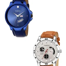 TARIDO Men Printed Dial & Straps Analogue Watch TD3119SL04_9519SL03_Combo-picture-13
