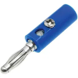 RS PRO 4 mm Blue Male Banana Plug 30V 32A, 2080271 (5 Pcs)-image-83