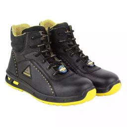 Liberty WARRIOR ENVY EARTH Steel Toe Safety Shoes High Ankle Black and Yellow Size UK 8-picture-45