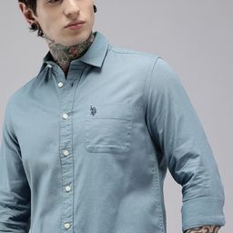 U.S. Polo Assn. Denim Co. Pure Cotton Casual Shirt-image-60