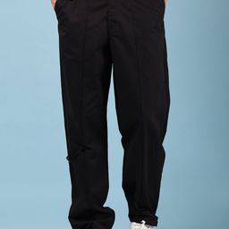 V-Mart Men Self Design Mid-Rise Regular Fit Twill Lycra Casual Regular Trousers-11