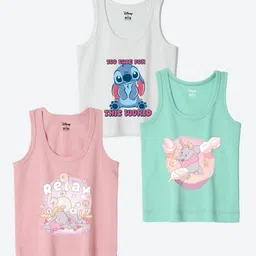 Wear Your Mind Infants Pack Of 3 Printed Basic Innerwear Vests IFVDPO3025-image-95