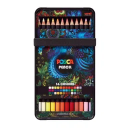 UNI KPA-200 Assorted Oil Color Posca Pencil (Pack of 36 Pcs)-image-5