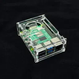 Acrylic Case for Raspberry PI 4 Model B with Cooling Fan Slot image 4