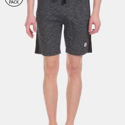 U.S. Polo Assn. Men Pack Of 2 Grey Solid Lounge Shorts-picture-44