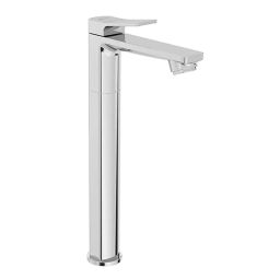 CERA Sylvina Pillar Cock Quarter Turn Deck Mount Chrome Plating Chrome with Aerator, F1021102-15