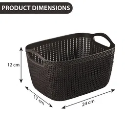 Aura Brown Set of 6 Regular Multi-Utility Organisers image 3