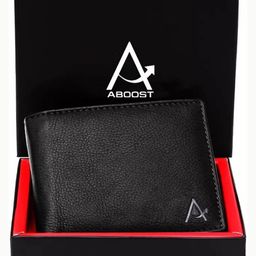ABOOST Men Textured Leather Two Fold Wallet-24