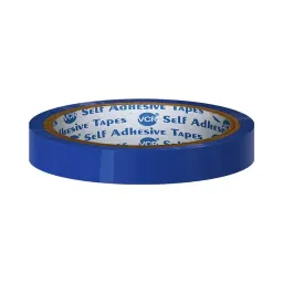VCR 50 m x 12 mm Biaxially Oriented Polypropylene Blue Color Tape, 288 Rolls Per Pack-image-89