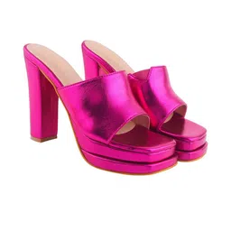 Shoetopia Open Toe Platform Heels image 5