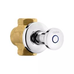 CERA 25 mm Flush Cock Push Type with Chrome Plating, F8020301-22