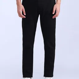Flying Machine Men Solid Slim Fit Cotton Trousers-image-19