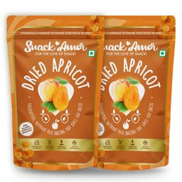 SnackAmor Premium International Dried Apricots - 200g pack of 2-image-144