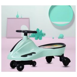 JoyRide Carnival Premium Swing Car Ride on for kids, Magic car for Boys & Girls 1+ years Rideons & Wagons Non Battery Operated Ride On- Sea green-8