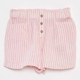 KIABI Girls Striped High-Rise Technology Shorts-image-65