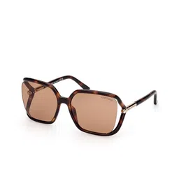 Tom Ford Women Brown Lens & Square Sunglasses with UV Protected FT1089 60 52E-picture-49