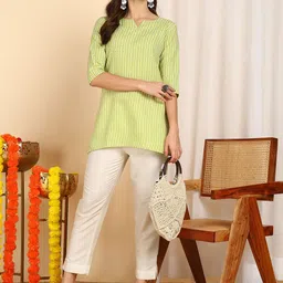 DSK STUDIO Geometric Printed Kurti-picture-37