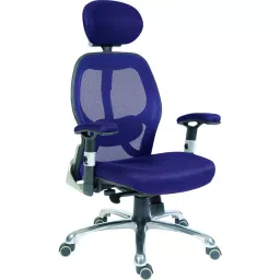 RS PRO Blue Fabric Executive Chair, 150kg Weight Capacity Model No 2216338-image-55
