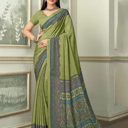 DURGA EMPORIO Embellished Pure Crepe Saree-image-80